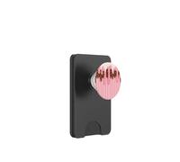 Drip and Sprinkle Striped Pastel Pink Melting Ice Cream PopSockets PopWallet per MagSafe