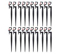 Drip Irrigation Emitters, 20X Lawn Sprinkler Heads, 360° Rotating Watering Nozzles, Adjustable Flow Control, Leak-Proof Design, for Planting, Patio, Agricultural Use, Courtyards