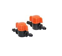Drip irrigation fittings 100PCS Miniature Closing Coupling Valve Connector Suitable for 4/7 Mm Hose Garden Irrigation Hose Crane