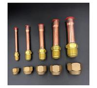 Drip irrigation fittings Garden Hose Connection Accessories 45 Degree SAE 1/4" 3/8" 1/2" 3/4" Flared Connector With Brass Fittings For Air Conditioners Plumbing Fittings