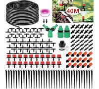 Drip Irrigation Kit, 158 Pieces Micro Drip Irrigation Kit Automatic Watering Sprinkler Watering System Garden Watering Greenhouse System for Garden Greenhouse Plant - 40 m