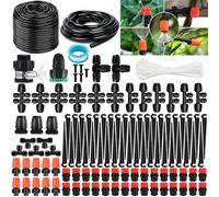Drip Irrigation Kit, Kit Irrigazione a Goccia Automatica, 40M+20M - Plug & Play con Raccordi Rapidi - Per Giardino, Serra, Orto e Piante - Sistema di Irrigazione Efficiente ed Economico