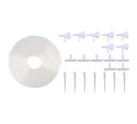 Drip Irrigazione Emitters | Kit di 7 gocciolatori autoperforanti per giardino, con tubo da 7 m per vasi piani, serra alberi e prato