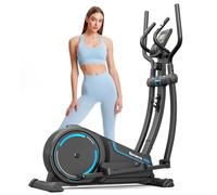 Dripex Ellittica da Casa, Ellittica Professionale per Casa, Cyclette Ellittica con 16 Livelli di Resistenza, Sistema di Quida Magnetica Ipersilenzioso e Monitor LCD Multifunzione