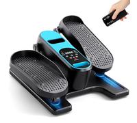 Dripex Ellittica Elettrica da Casa, Pedaliera Riabilitazione Silenziosa con 12 Livelli di Velocità e 6 Programmi Automatici, Pedaliera per Anziani e Adulti, Fitness in Casa (Blu)