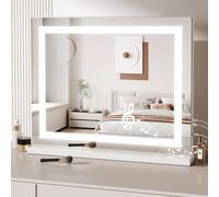 Dripex Specchio da Trucco Illuminato a LED 58X48cm con Bluetooth Hollywood