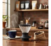 Dripper da Caffè Manuale Resistente Al Calore Dripper Cristallo Manuale