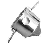 Dripper in acciaio inossidabile: maglia fine riutilizzabile su filtro con design di grande capacità, cono manuale di birra | Infusore per tè e compatto per ufficio,