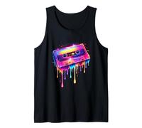 Dripping Cassete Fun Anni '80 Throwback Down Memory Lane Canotta