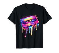 Dripping Cassete Fun Anni '80 Throwback Down Memory Lane Maglietta