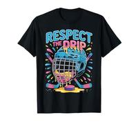 Dripping Stick And Puck Fit Respect The Drip Ice Hockey Maglietta