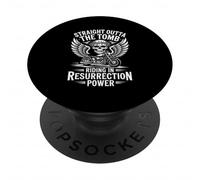 Dritto Fuori Dal Sepolcro Risurrezione PopSockets PopGrip Adesivo