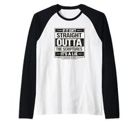 Dritto Fuori dalle Scritture - Isaia 8:20 Christian Design Maglia con Maniche Raglan