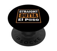 Dritto Fuori El Paso Texas USA Retro Distressed Vintage PopSockets PopGrip Adesivo