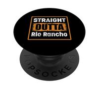 Dritto Fuori Rio Rancho New Mexico USA Distressed Vintage PopSockets PopGrip Adesivo