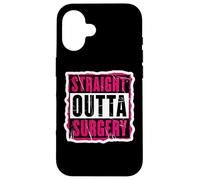 Dritto Outta Chirurgia Paziente Medico Chirurgo Ragazze Donne Custodia per iPhone 16