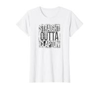 Dritto Outta Clapton Maglietta con Stampa Grafica Economica