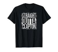 Dritto Outta Clapton Maglietta con Stampa Grafica Economica