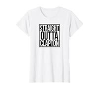 Dritto Outta Clapton Maglietta con Stampa Grafica Economica