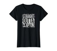 Dritto Outta Clapton Maglietta con Stampa Grafica Economica