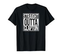 Dritto Outta Clapton Maglietta con Stampa Grafica Economica