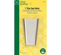Dritz Bias Tape Maker Nastro sbieco per trapuntatura, 2,5 cm, Argento, 2.54 cm