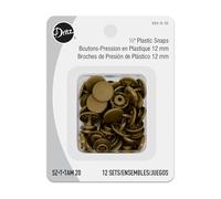 Dritz Bottoni a pressione, oro, taglia 20