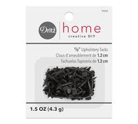 Dritz Home 9004 Puntine per tappezzeria, 6 - (1/2 pollici), nero (42,5 g)