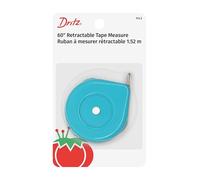 Dritz Retractable Tape Measure Metro a Nastro Retrattile, 152,4 cm, Rosa, Viola, Fucsia, Turchese, 60-inch