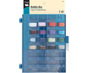 Dritz-Scatola per spole, in plastica, 15,8 cm x 12 cm