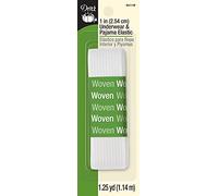 Dritz Tessuto elastico, poliestere, bianco, 1 pollice da 1-1/4-Yard