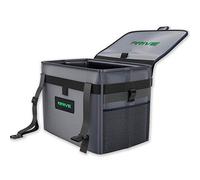 Drive Auto Products Car Bin - Pattumiera XL per riporre e riordinare con fodere usa e getta e cinghia nera regolabile