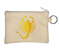 Drive Car Yellow Scorpion Movie TV portachiavi portamonete beige