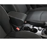 Drive Design Bracciolo Compatibile per 500X Ecopelle Nero con Cuciture Bianche Regolabile in Lunghezza Armrest bracciolo 500 X