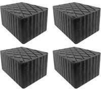 Drive Design Kit 4 Pezzi TAMPONI H 100 mm. per Ponte Sollevatore - Tamponi in Gomma rettangolari 160x120x100 per Ponti sollevatori Compatibile corghi ravaglioli omcn
