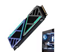 Drive Heat Sink, Laptop Radiator Cooler, Efficient Heat Dissipation with Portable Temperature Control Accessor for Entertainment, Computer Performance Boost, 2.89x0.90x0.41 inch