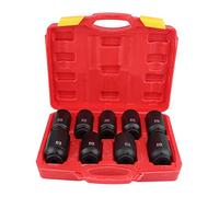 Drive Impatto Profondo Chiave A Tubo Dado prese a parete sottile per 29mm,30mm,31mm,32mm,33mm,34mm,35mm,36mm,38mm,1/2 di Pollice,9 pezzi