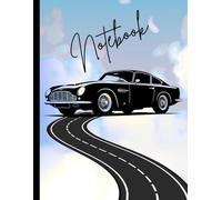 Driven Above the Clouds: A Luxury Car Notebook with Lined and Plain Pages