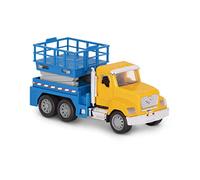 Driven by Battat - Carrello elevatore a forbice, 7 pollici - Carrello elevatore a forbice giocattolo per bambini - Piccolo veicolo di costruzione giocattolo - Luci e suoni - Parti mobili - 3 anni +