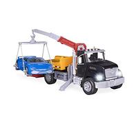 Driven by Battat - Carro attrezzi, 53 cm - Camioncino giocattolo per bambini - Veicolo urbano giocattolo - Luci e suoni - Parti mobili - 3 anni +