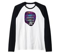 Driven By LFOs Synth Electronic Music Producer Maglia con Maniche Raglan