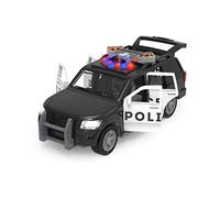 Driven - Micro auto della polizia 23 cm con segnali stradali a freccia, luci e suoni - Auto giocattolo della polizia con suoni, funzioni - Auto giocattolo a partire dai 3 anni di età