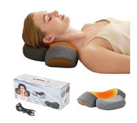 DriveNova Fisiorest - Massaggiatore 3 in 1 per il Collo Artuvate Cervicale, Ricaricabile Core Hero 3-In-1 Massage Pillow, Massaggio Profondo e Rilassamento, con Calore per Aiutare a Dormire