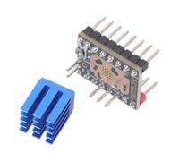 Driver del motore passo-passo TMC2209 V1.2 con dissipatore di calore per scheda di controllo della stampante 3D Corrente tecnologia di regolazione dinamica driver del motore passo-passo