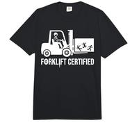 Driver dell'operatore del Carrello elevatore Certificato Divertente Certificato del Carrello elevatore Comfort Colors Adult Heavyweight T-Shirt