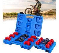 Driver Guarnizione Forcella, Attrezzo Guarnizione Forcella Smontagomme Moto Kit Strumenti Installazione Driver Guarnizione Forcella In Acciaio Al Carbonio 35-50Mm Universale Per Motocicli Biciclette