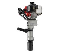 Driver impilabile a benzina, 2 tempi portatile, 2 in 1, con testa di conversione, per pali di recinzione, per palo a cilindro