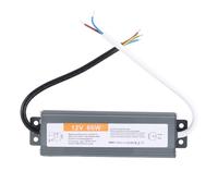 Driver LED, 60W impermeabile IP67 12V/24V DC Alimentatore LED Driver trasformatore Adattatore più sottile e durevole, tensione di ingresso AC110-250V(DC12V)