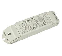 Driver LED Corrente Costante Dimmerabile 0-10V Push, 15W Regolabile 100-700mA, Pulsante N.O., Alimentatore LED per Faretti e Strip, 167x39x30mm
