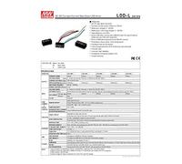 Driver LED Mean Well LDD-700L 2-52 V/DC 700 mA